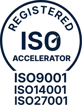 ISO 9001, 14001 & 27001 logo